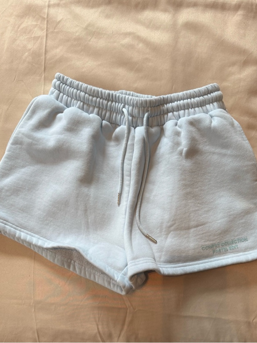 Comfort Collection Pastel Blue Women's Drawstring Shorts